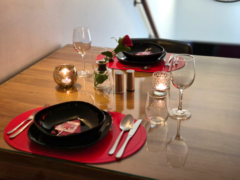 Dîner dans la Suite Infiny à Ocove près de Durbuy