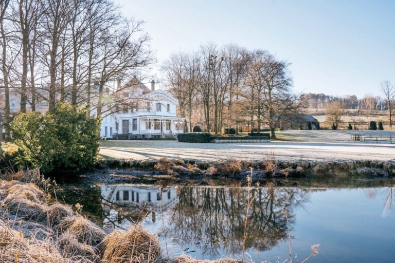 Landgoed Altenbroek au petit matin près de Maastricht