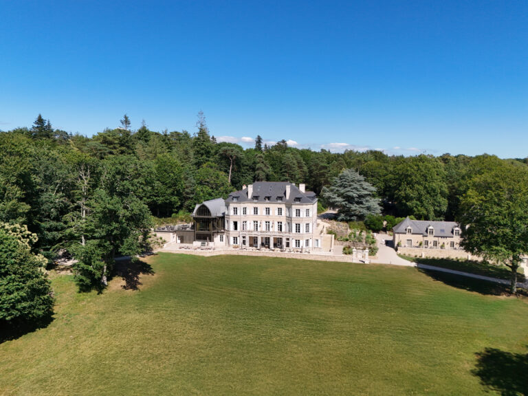 Domaine de Locguénolé vu du ciel près de Lorient