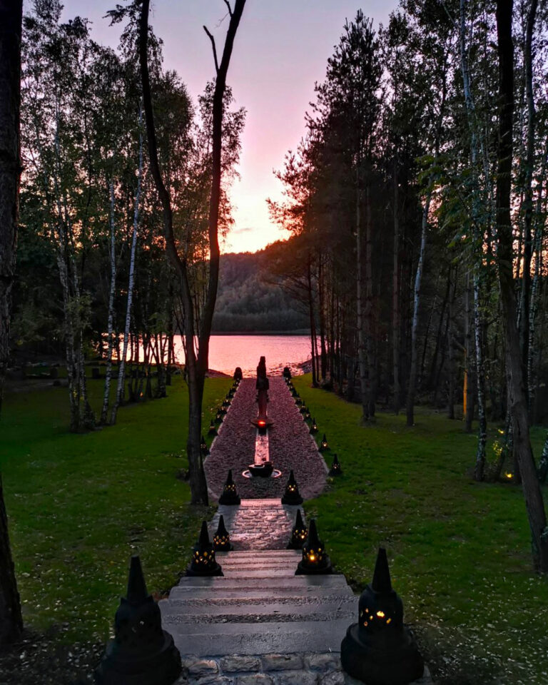 Coucher de soleil au Elaisa Energetic Wellness