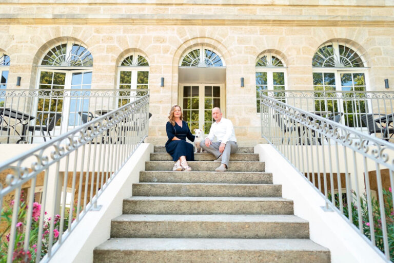 Nathalie et David, les propriétaires au Pavillon des Millésimes près de Bordeaux