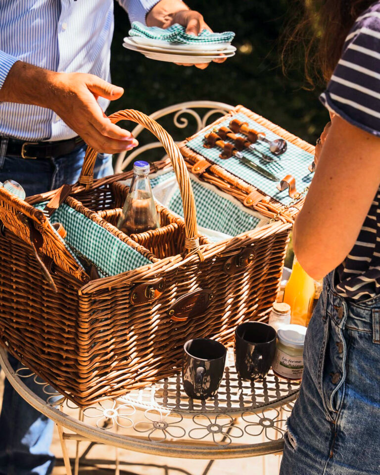 Panier de pique-nique au Nids des Marais