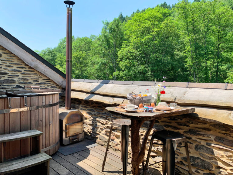 Terrasse de la Suite Luella aux Suites du Moulin